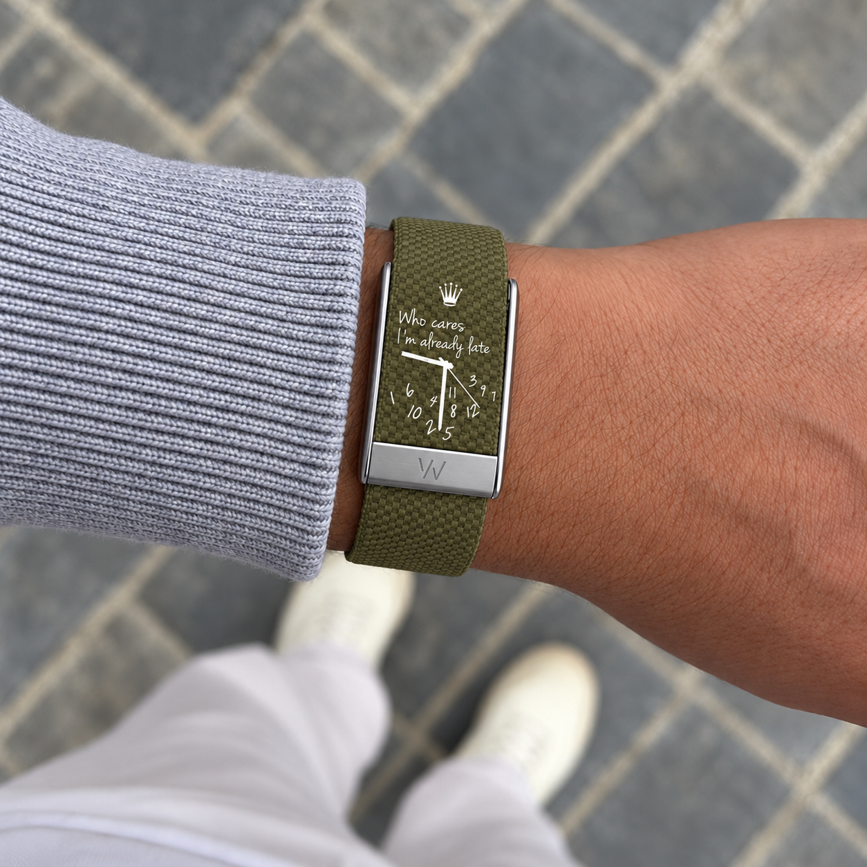 Bracelet WhoopPro — Being Late Vert