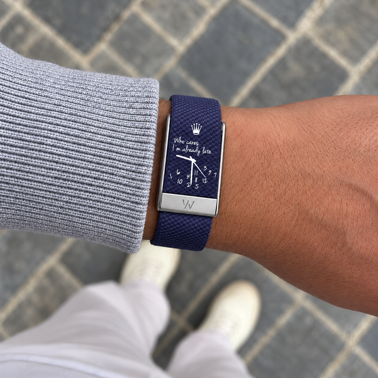 Bracelet WhoopPro — Being Late Bleu