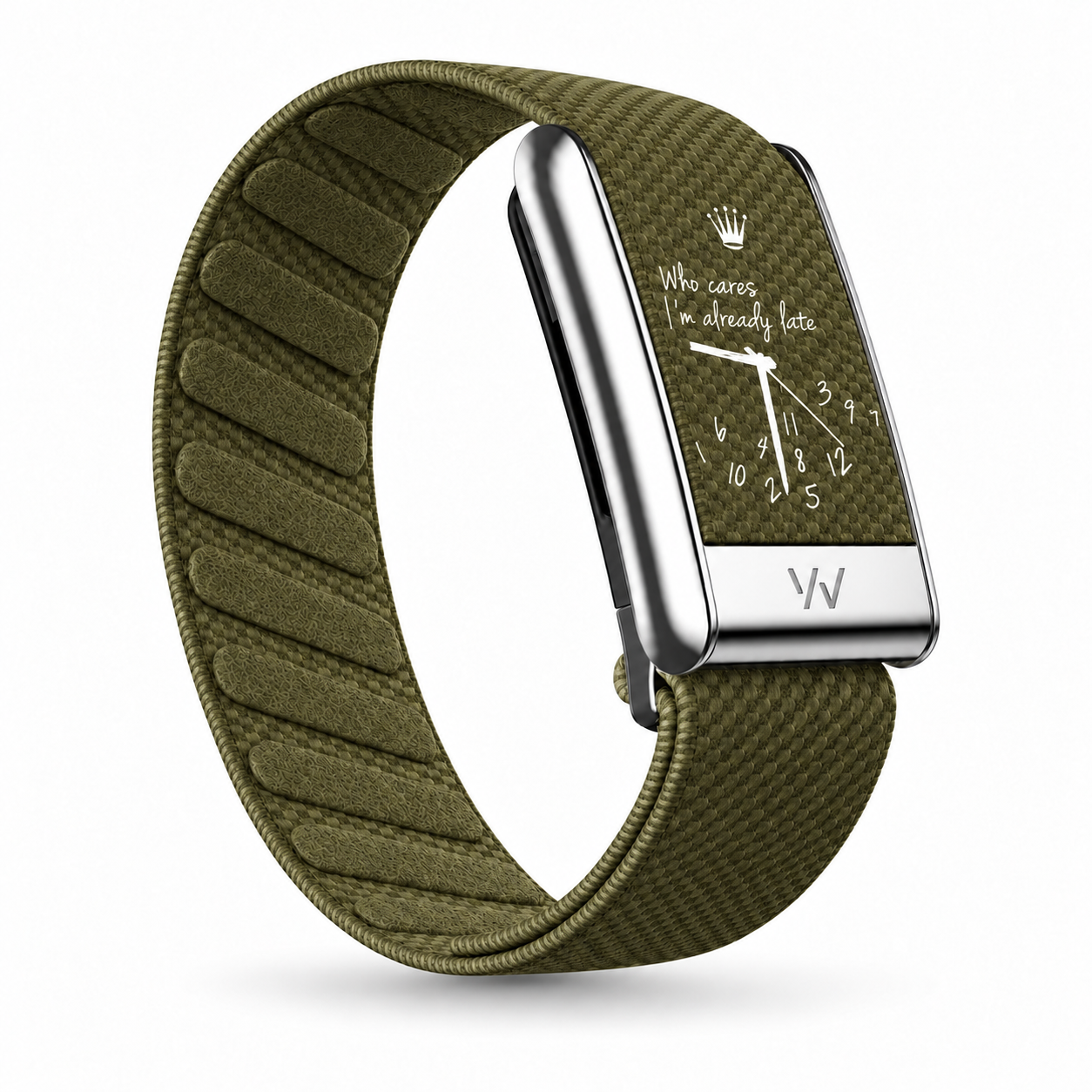 Bracelet WhoopPro — Being Late Black — Vert