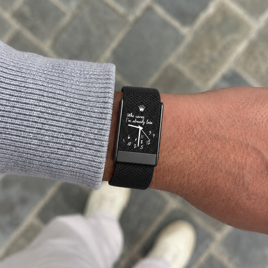 Bracelet WhoopPro — Being Late Black