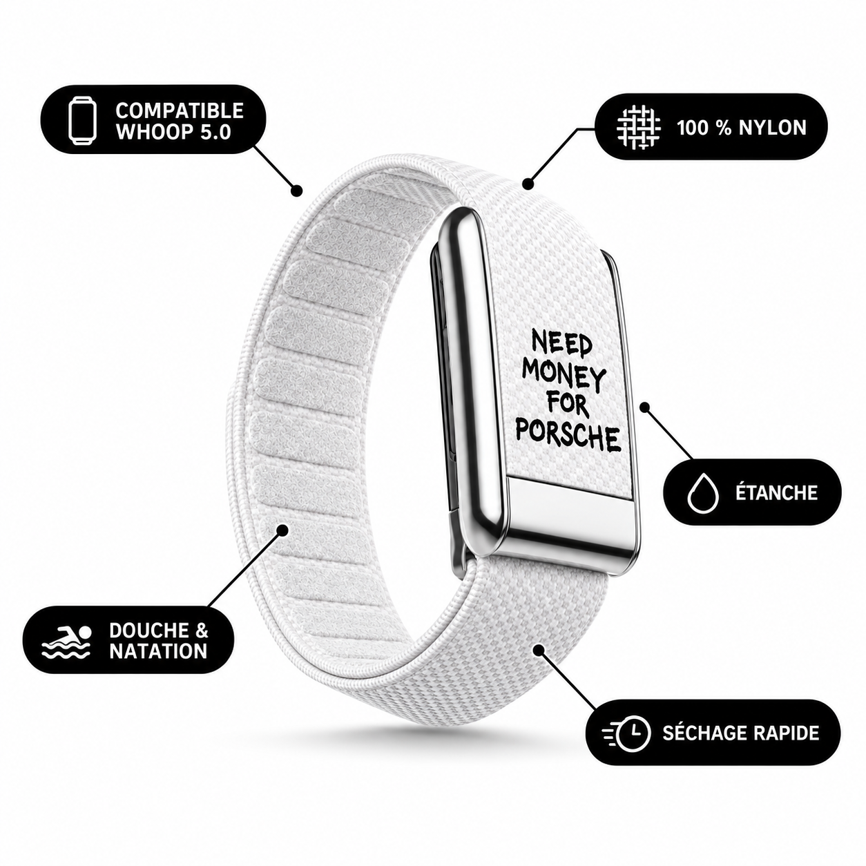 Bracelet WhoopPro — Need Money For Porsche