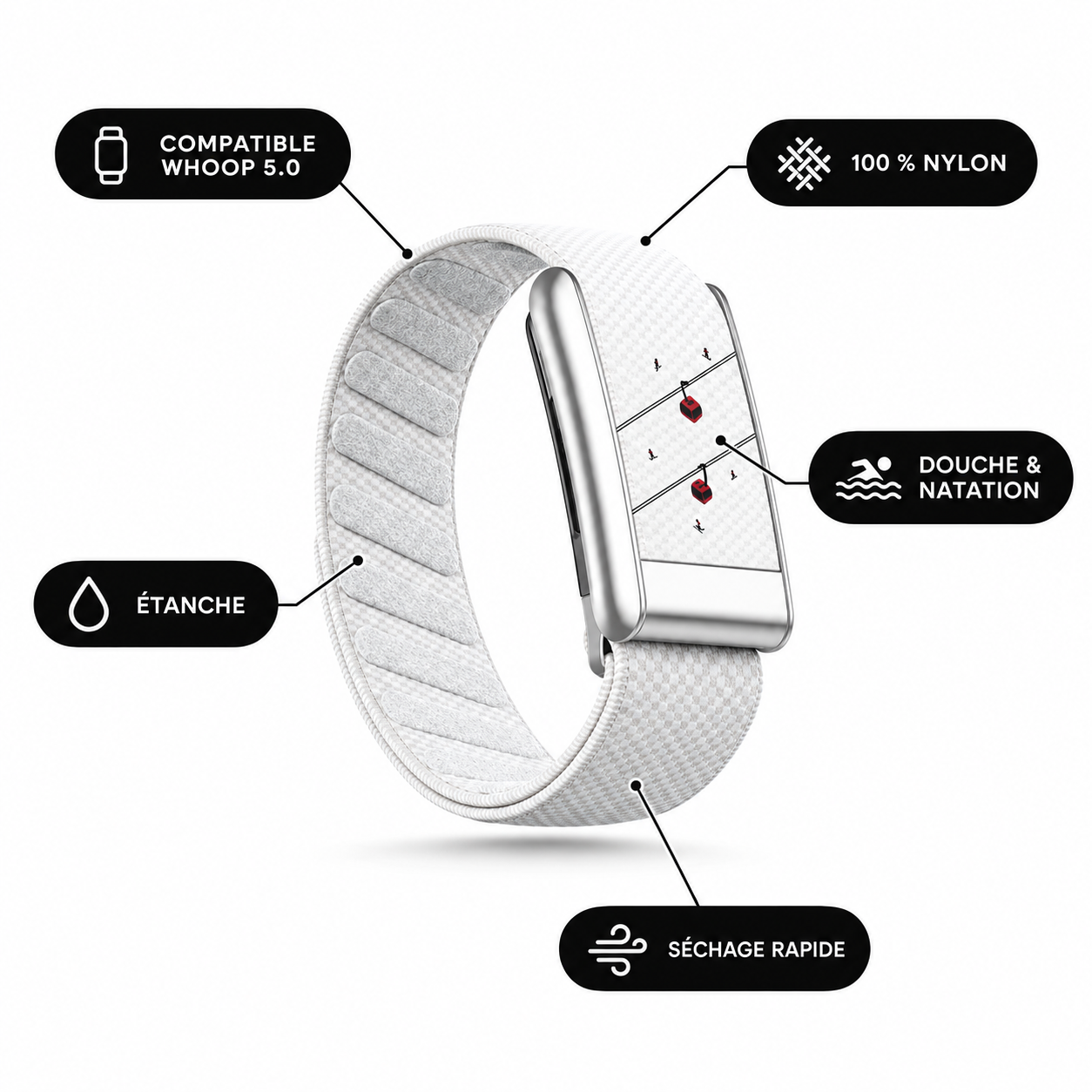 Bracelet WhoopPro — Courchevel