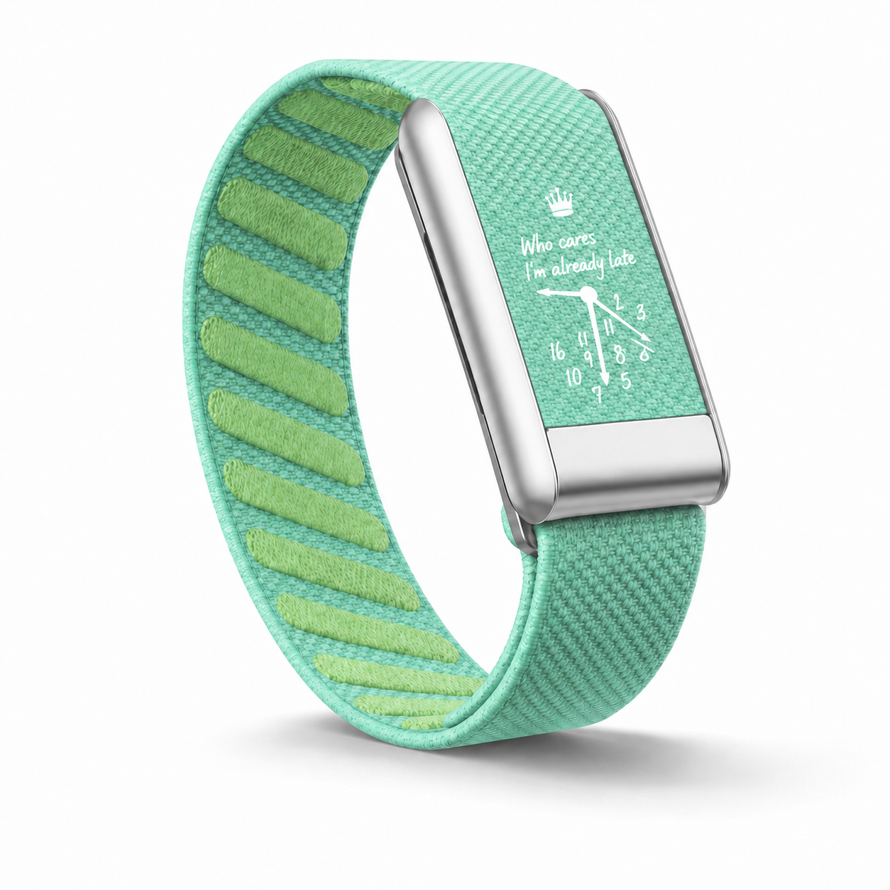 Bracelet WhoopPro Being Late White - Vert Menthe
