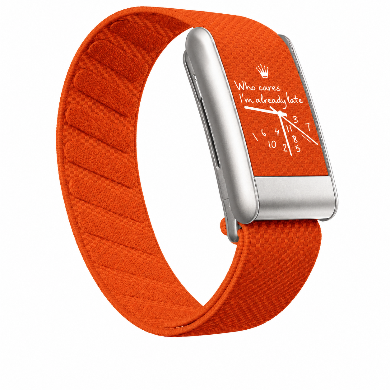 Bracelet WhoopPro Being Late White - Orange